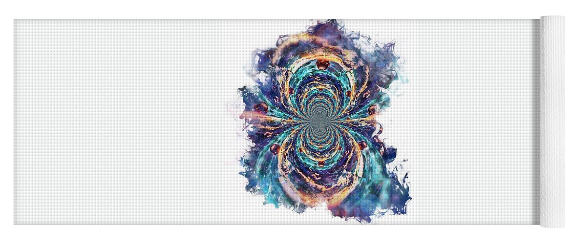 Sci-fi Yoga Mat featuring the photograph Journey Into the Abyss by Vicki Lewis