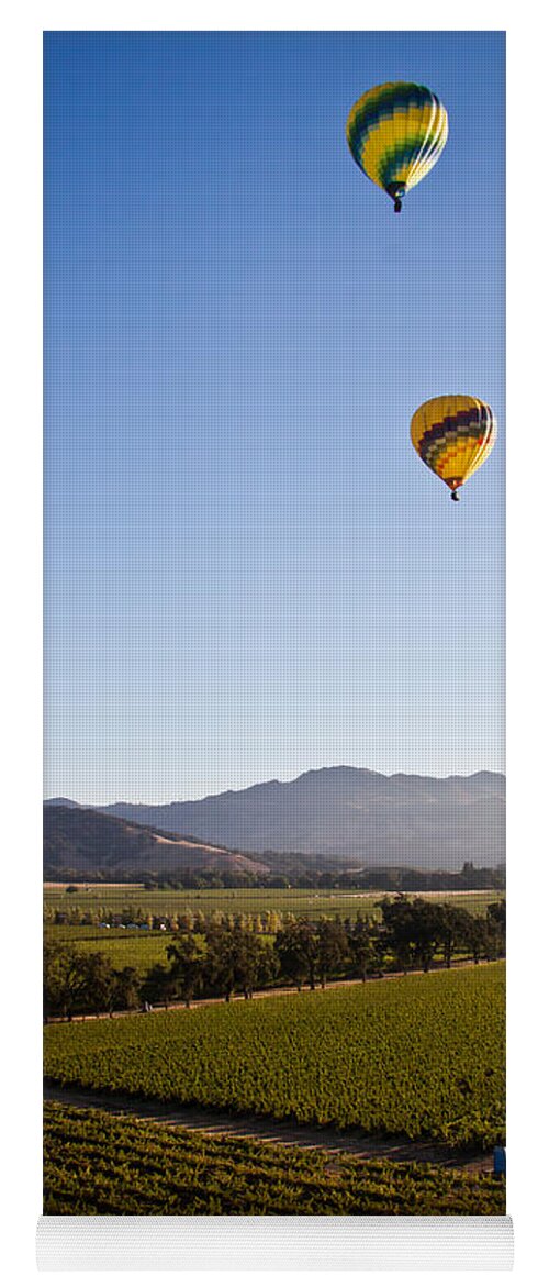 Balloons Yoga Mat featuring the photograph Just the Two of Us by Ana V Ramirez