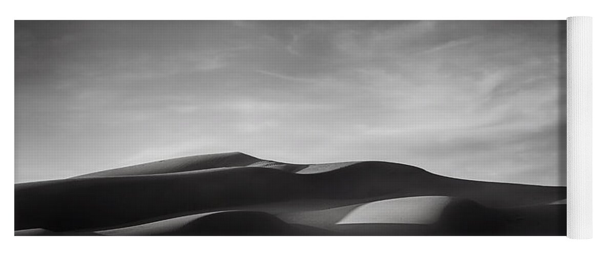 Imperial Sand Dunes Yoga Mat featuring the photograph Just Tryin' to Find Some Peace by Laurie Search