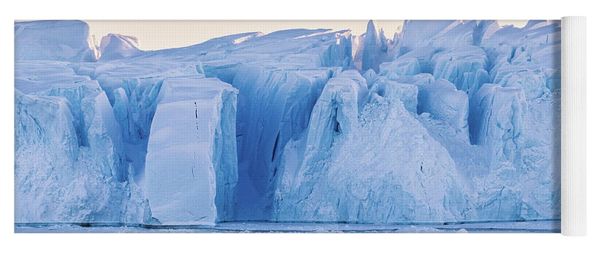 Greenland Yoga Mat featuring the photograph Kangia Ice Sculpture by Richard Burdon