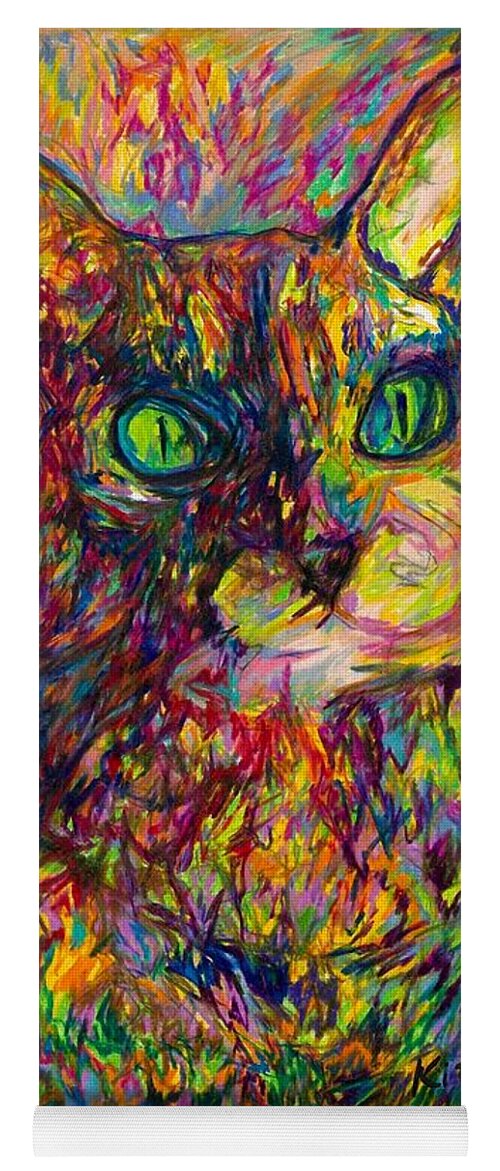 #cat #cats #catsofinstagram #of #catstagram #catlover #catlife #instagram #catlovers #kitten #instacat #kitty #pet #cute #love #meow #dog #catoftheday #pets #kittens #gato #animals #catlove #animal #cutecat #world #gatos #petsofinstagram #kittensofinstagram #chat Yoga Mat featuring the drawing Kellogg by Jon Kittleson