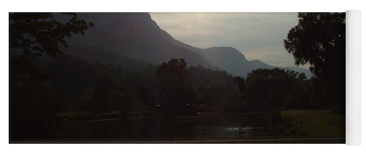 Lake Lure Yoga Mat featuring the photograph Lake Lure by Flavia Westerwelle