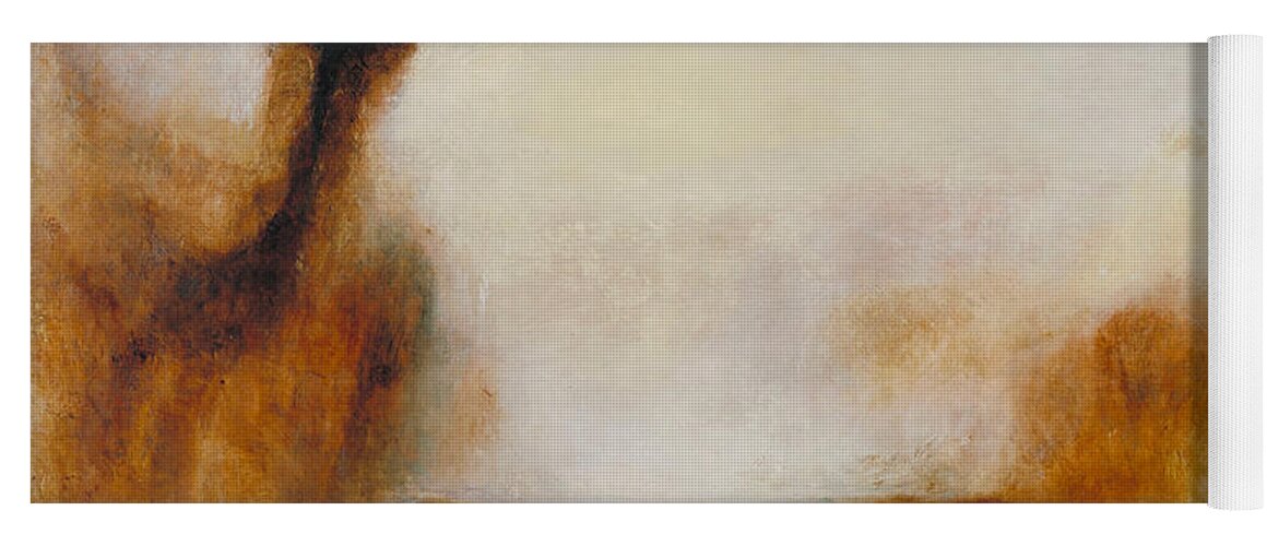 William Turner Yoga Mat featuring the painting Landscape With Water by William Turner