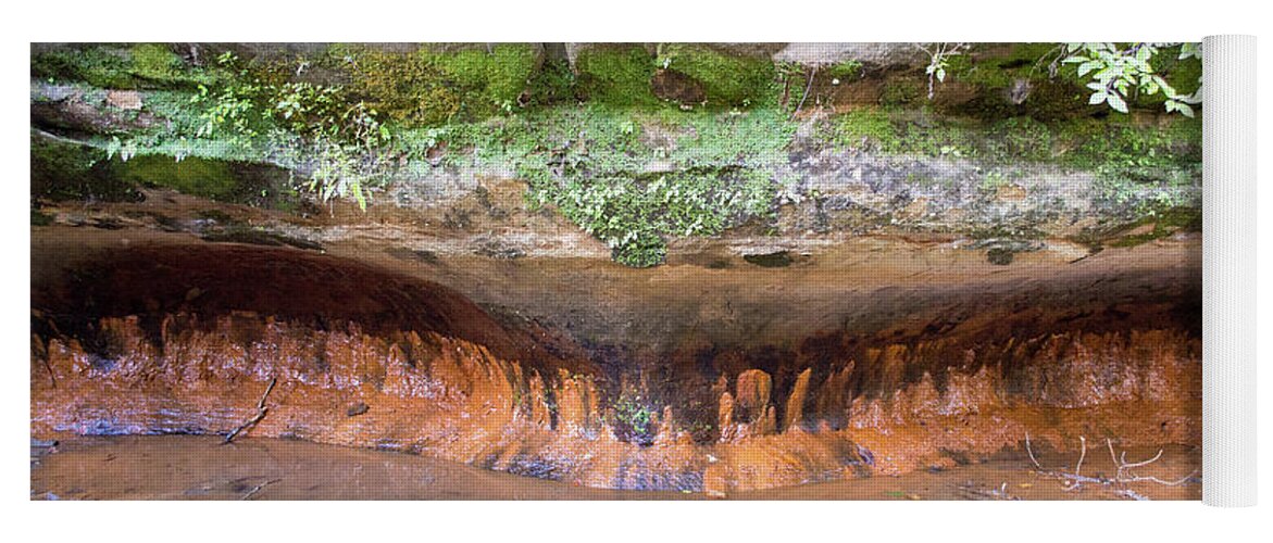 Starved Rock State Park Yoga Mat featuring the photograph Layered Up by Lisa Blake