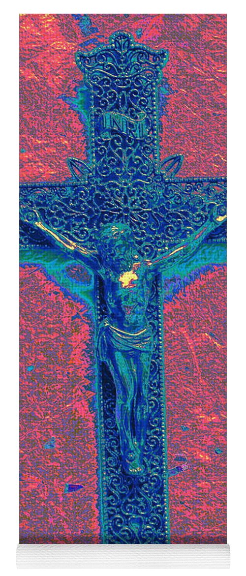 Cross Yoga Mat featuring the photograph Lent 3 by M Diane Bonaparte