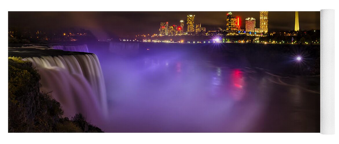 Niagara Falls Yoga Mat featuring the photograph Let there be light by Mark Papke