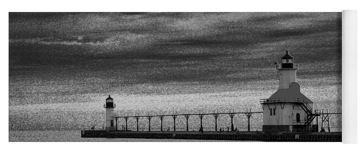 Lighthouse Yoga Mat featuring the photograph Light to Guide You by Julie Lueders 