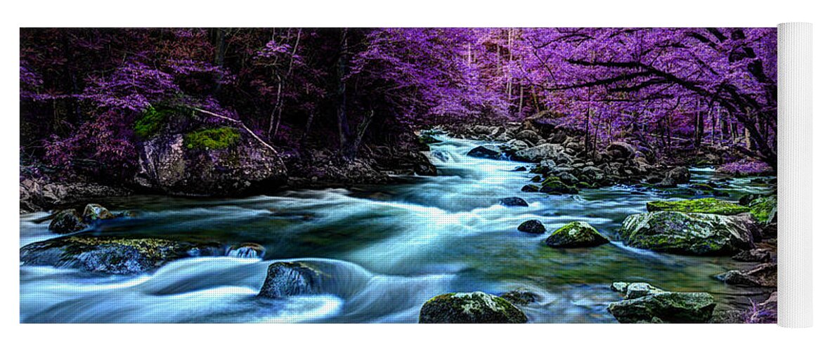 River Scene Yoga Mat featuring the photograph Living In Yesterday's Dream by Michael Eingle