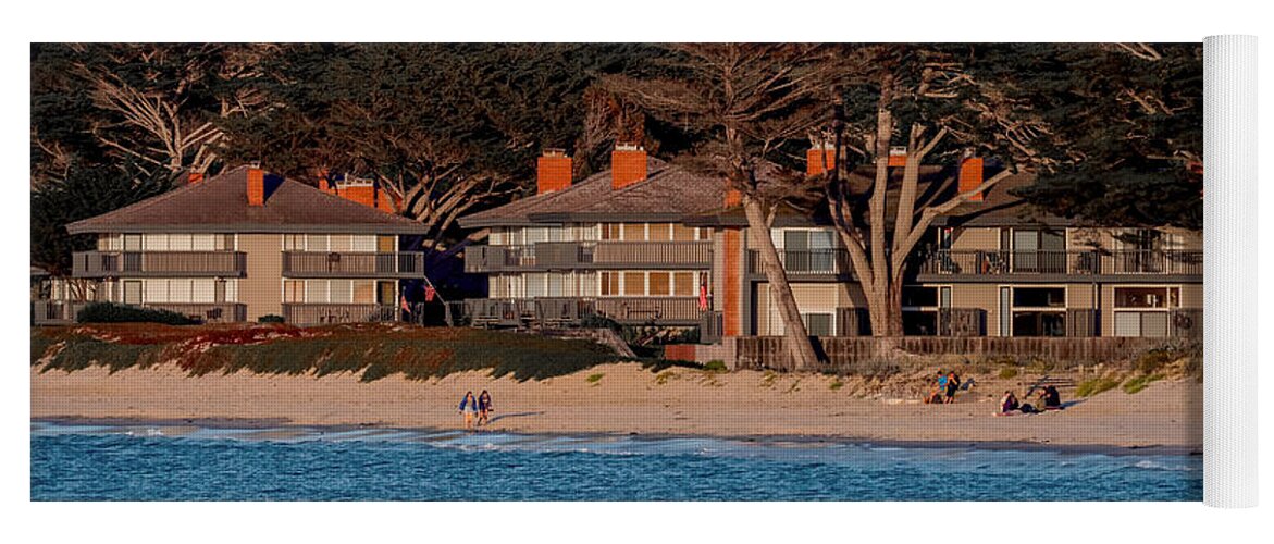 Beach House Yoga Mat featuring the photograph Living on the Beach by Derek Dean