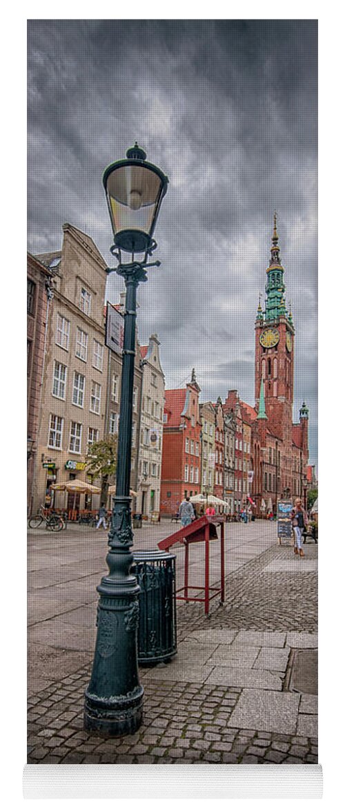 City Yoga Mat featuring the photograph Long Market Street in Gdansk by Mariusz Talarek