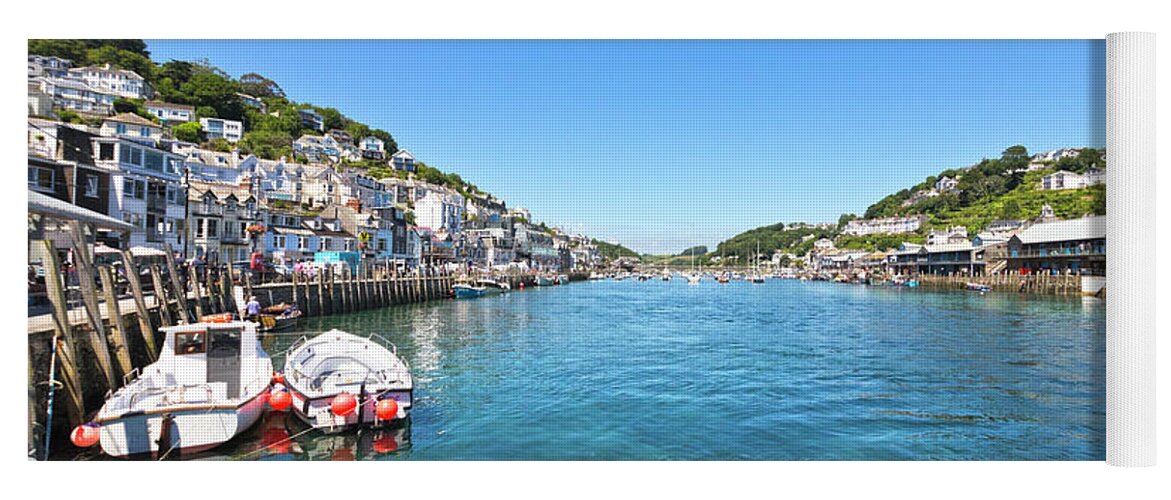Cornwall Yoga Mat featuring the photograph Looe East Cornwall by Terri Waters