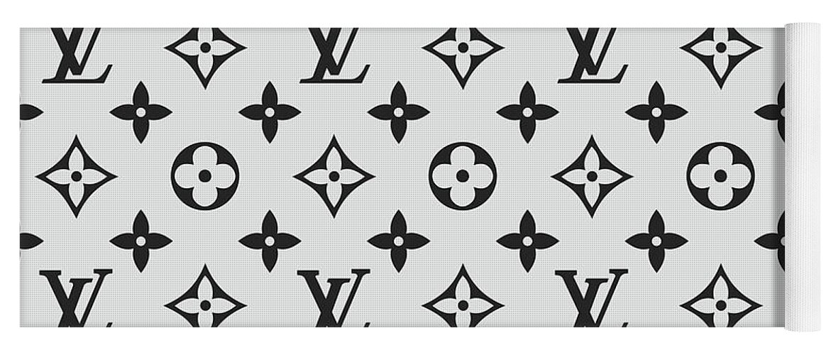 Louis Vuitton Pattern Lv 07 Grey Yoga Mat for Sale by TUSCAN Afternoon