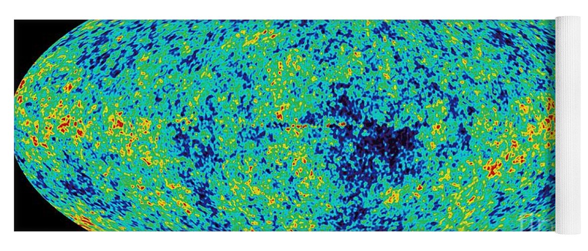 Age Yoga Mat featuring the photograph Map Microwave Background by NASA Science Source