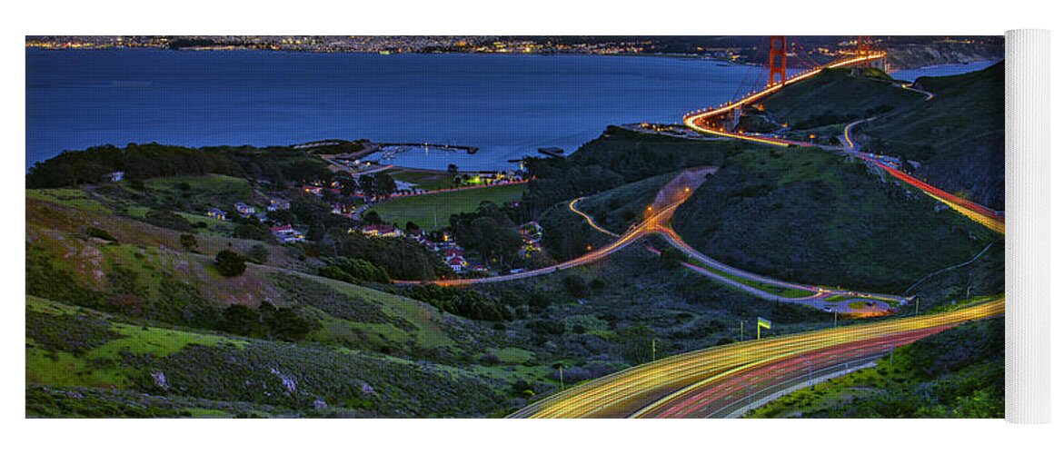 San Francisco Yoga Mat featuring the photograph Marin Headlands by Rick Berk
