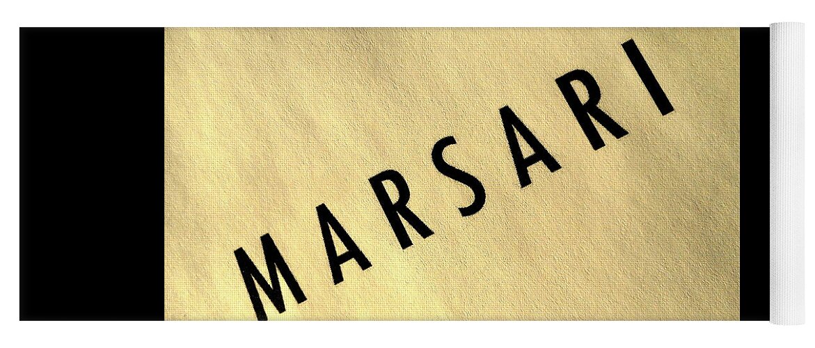 Gold Yoga Mat featuring the photograph Marsari Gold by Marsari