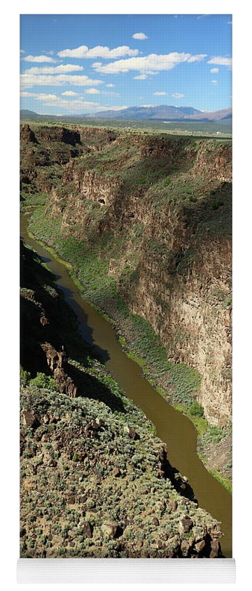 River Yoga Mat featuring the photograph Marvelous Rio Grande Gorge by Christiane Schulze Art And Photography