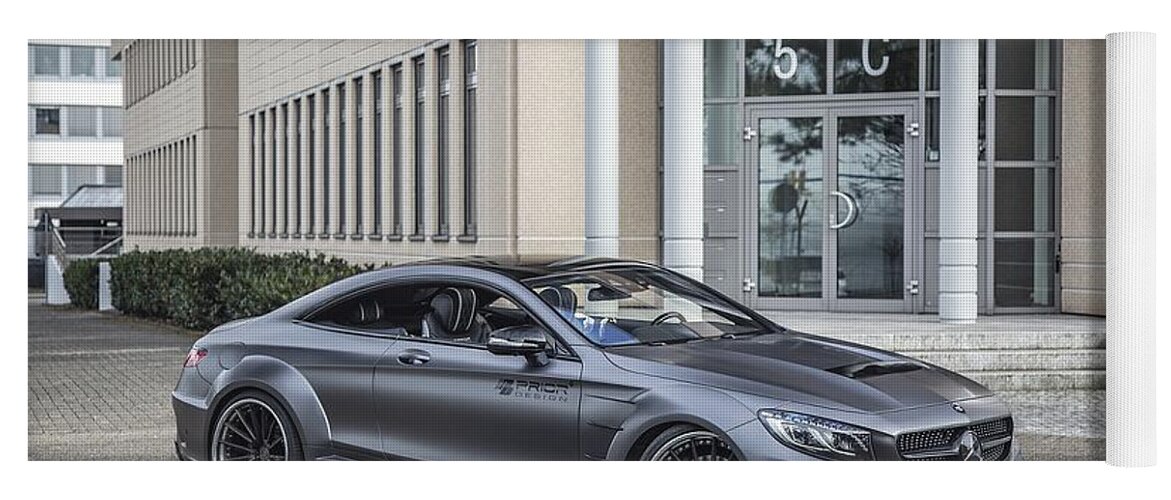Mercedes-benz S-class Yoga Mat featuring the digital art Mercedes-Benz S-Class by Maye Loeser