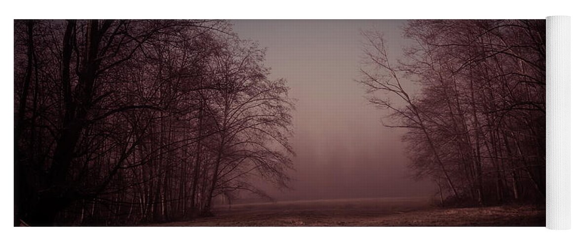 Fog Yoga Mat featuring the photograph Misty Walk by Monte Arnold