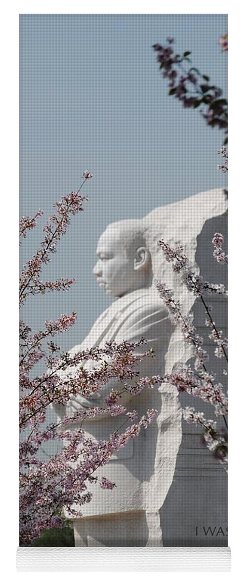 Cherry Yoga Mat featuring the photograph MLK Blossoms by Jost Houk