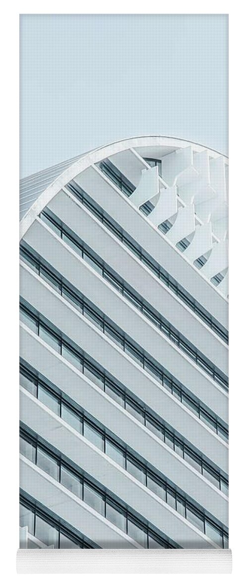 Architecture Yoga Mat featuring the painting Modern Architectural Building Series -4 by Celestial Images