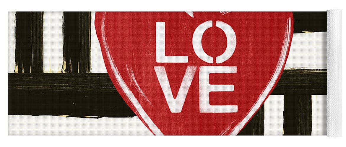 Love Yoga Mat featuring the painting Modern Love- Art by Linda Woods by Linda Woods