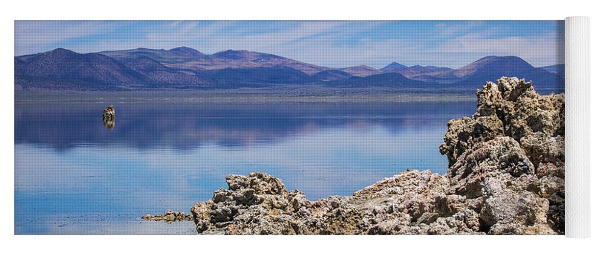  Yoga Mat featuring the photograph Mono Lake by Anthony Michael Bonafede
