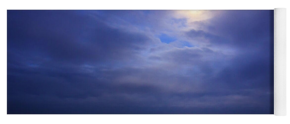Cape Hatteras Yoga Mat featuring the photograph Moonlight on the Ocean at Hatteras by Joni Eskridge