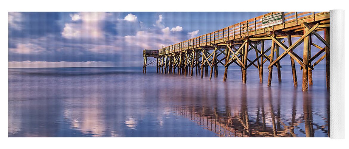 Isle Of Palms Yoga Mat featuring the photograph Morning Gold - Isle of Palms, SC by Donnie Whitaker