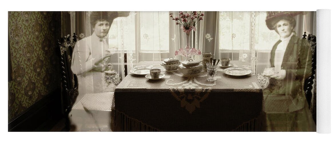 Interiors Yoga Mat featuring the photograph Morning Tea by John Anderson