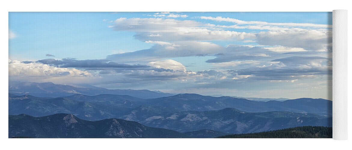 Mount Evans Yoga Mat featuring the photograph Mount Evans 1 by Angelina Tamez