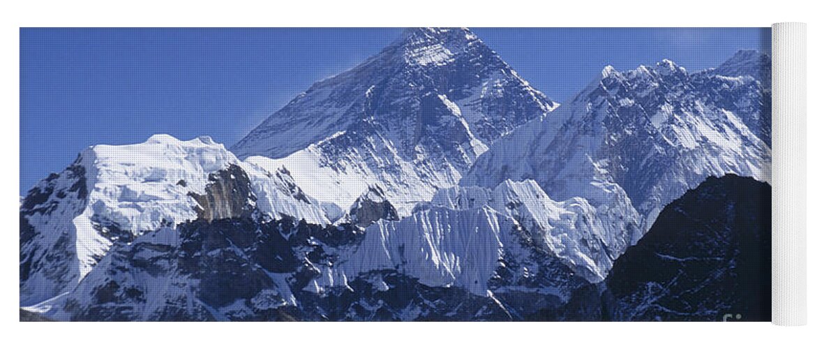 Prott Yoga Mat featuring the photograph Mount Everest Nepal by Rudi Prott