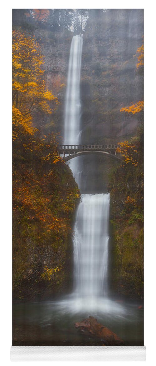 Oregon Yoga Mat featuring the photograph Multnomah Mist by Darren White