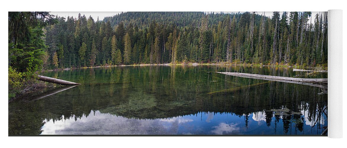 Reflection Yoga Mat featuring the photograph Muskegon Lake by Paul DeRocker