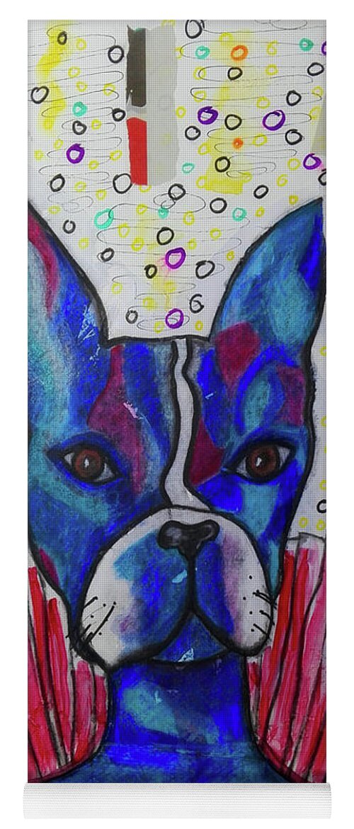 Friends Yoga Mat featuring the mixed media My Bestest Friend by Mimulux Patricia No