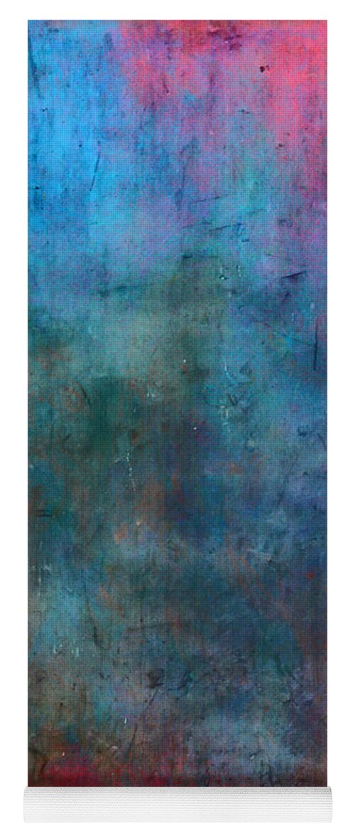 Abstract Yoga Mat featuring the painting My Country by Julie Niemela