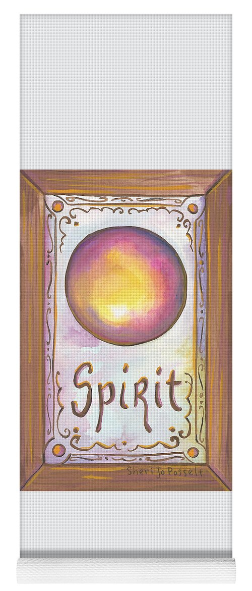 My Spirit Yoga Mat featuring the painting My Spirit by Sheri Jo Posselt