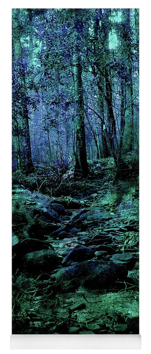 Creek Yoga Mat featuring the photograph Mysteries Along The Creek by Mike Eingle