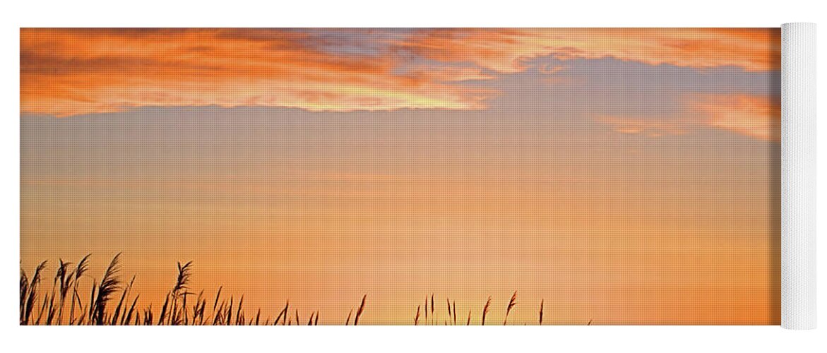 Seas Yoga Mat featuring the photograph Narrow Bay Sunrise I I by Newwwman