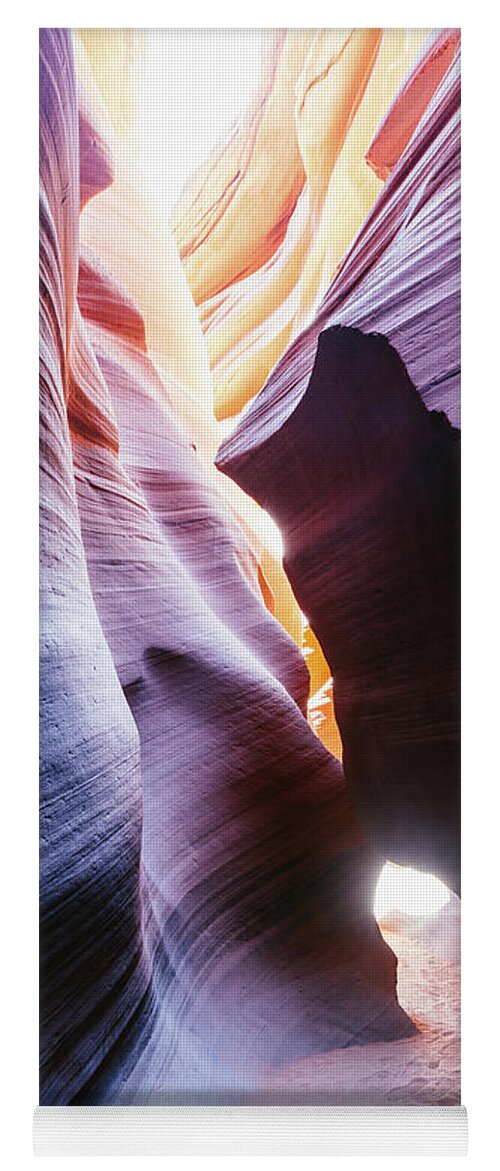Antelope Canyon Yoga Mat featuring the photograph Narrow passage, Lower Antelope canyon, USA by Matteo Colombo