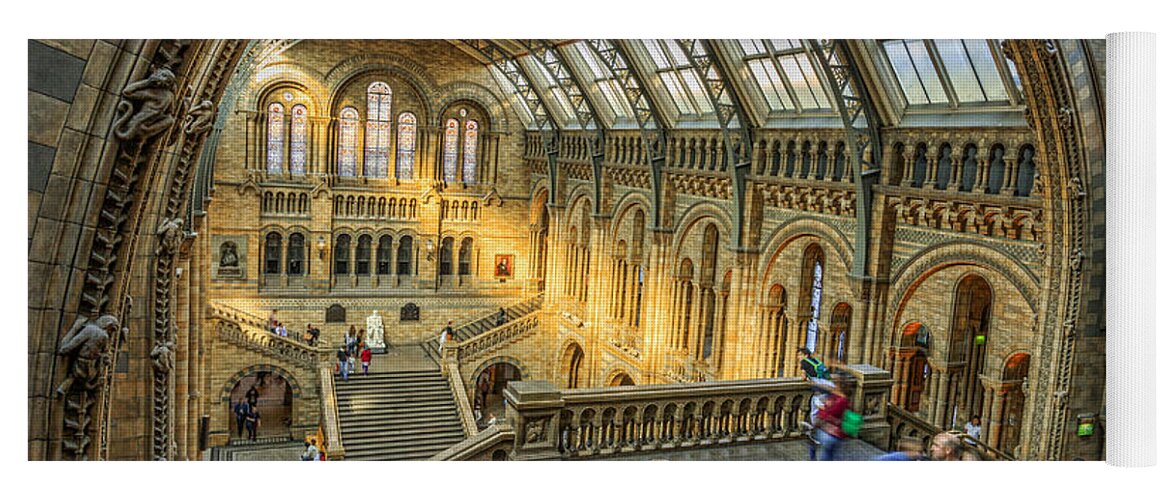 Museum Yoga Mat featuring the photograph Natural History Museum by Chris Smith