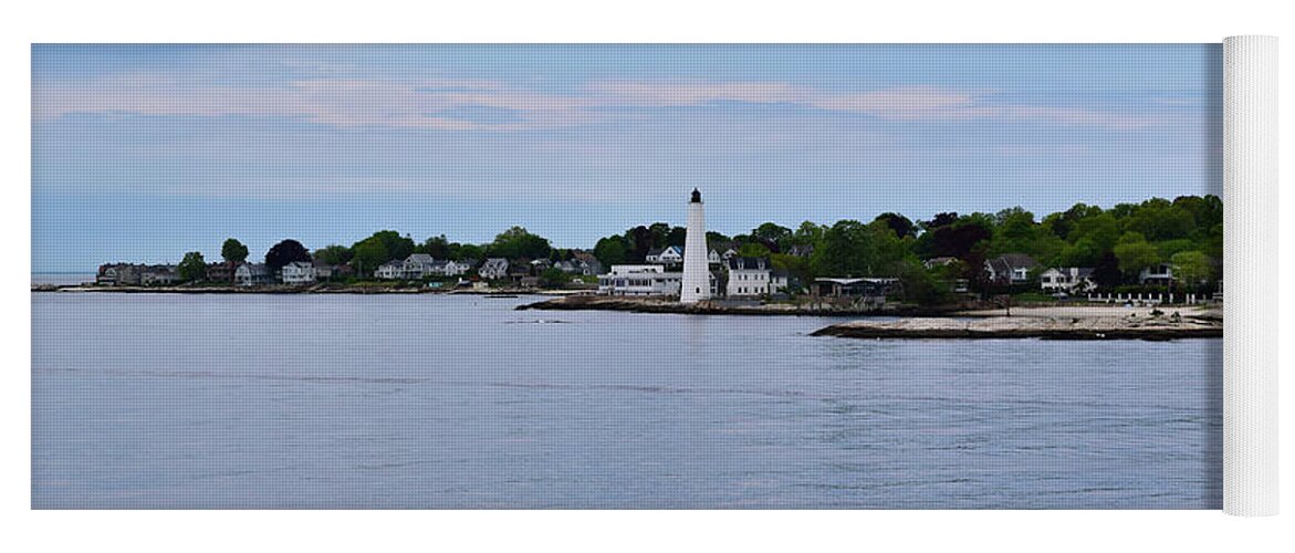 Lighthouse Yoga Mat featuring the photograph New London Harbor Lighthouse by Nicole Lloyd