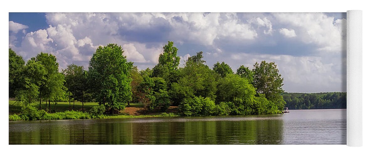 Lake Yoga Mat featuring the photograph North Carolina Lake by David Palmer