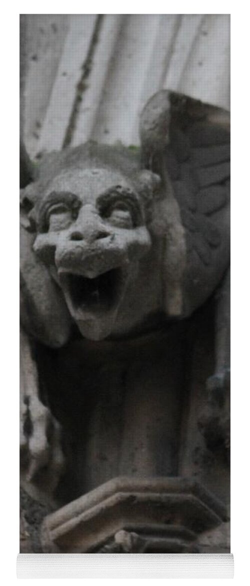 Gargoyle Yoga Mat featuring the photograph Notre Dame 1 by Christopher J Kirby