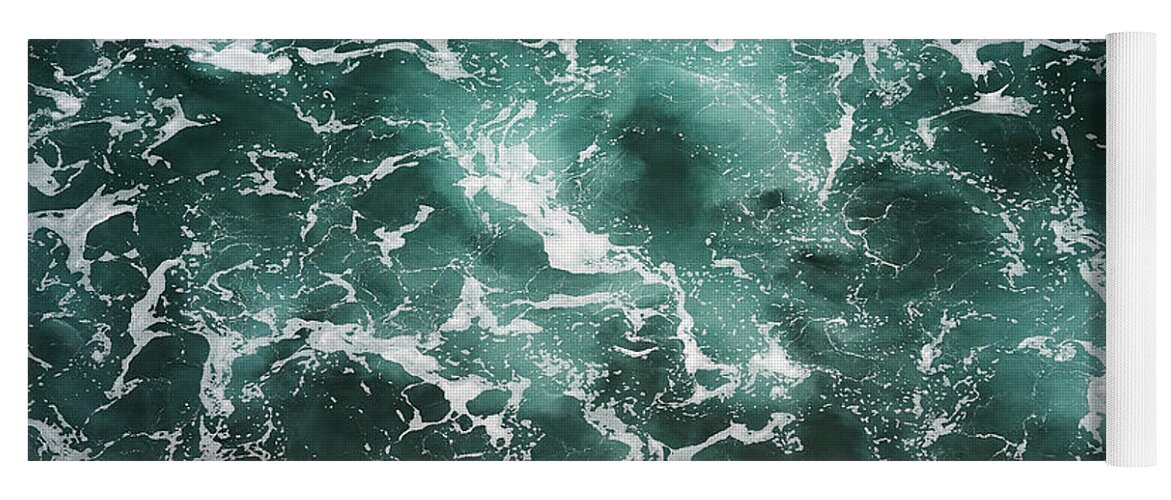 Christopher Johnson Yoga Mat featuring the photograph Ocean Pattern by Christopher Johnson