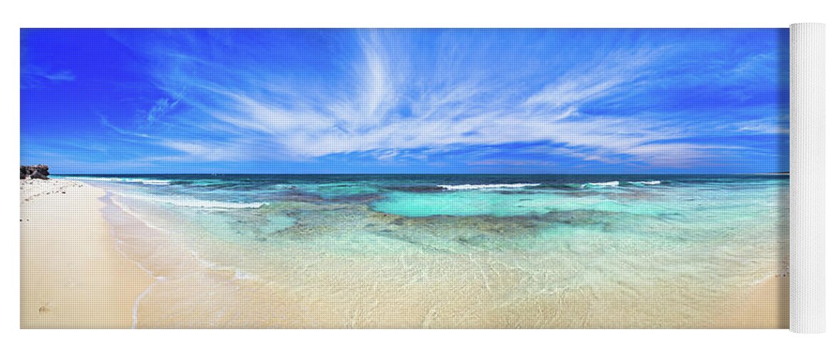 Mad About Wa Yoga Mat featuring the photograph Ocean Tranquility, Yanchep by Dave Catley