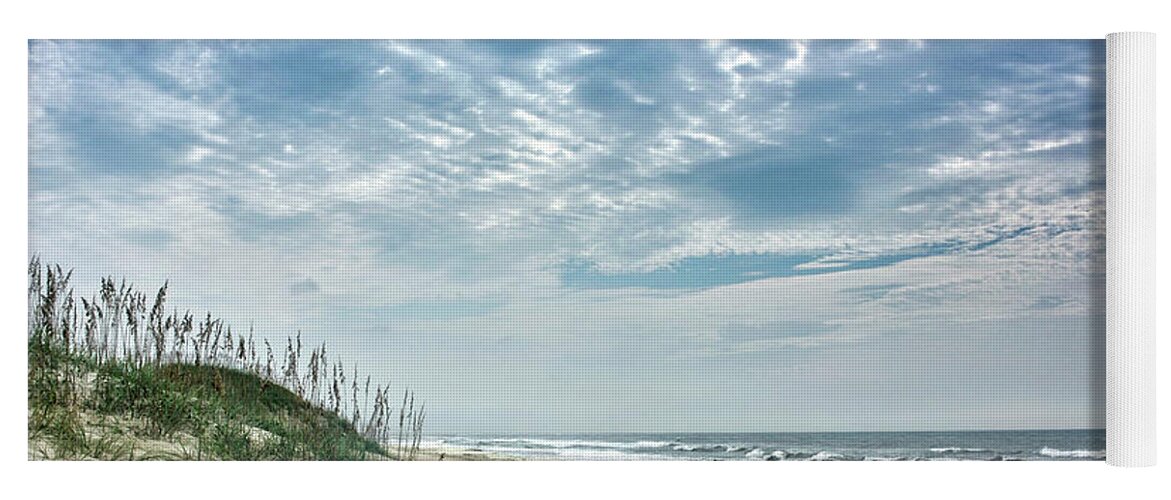 Ocracoke Yoga Mat featuring the photograph Ocracoke Island public beach - Outer Banks by Brendan Reals