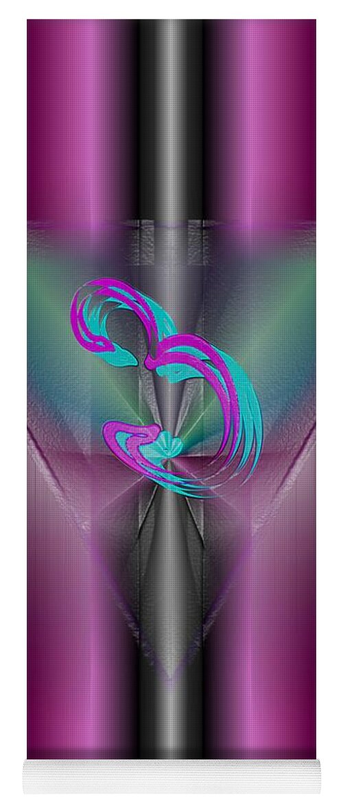 Intentionalism Yoga Mat featuring the digital art Intentionalism by Debra MChelle