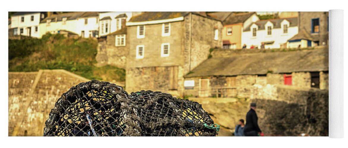 Lobster Pot Yoga Mat featuring the photograph Old Lobster Pot by Nick Bywater