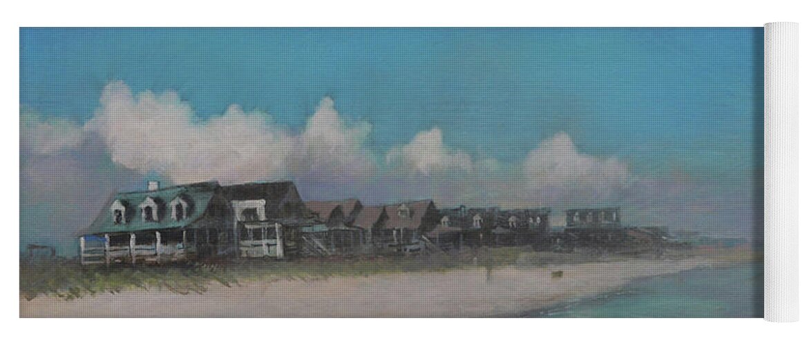 Pawley's Island Yoga Mat featuring the painting Old Pawleys by Blue Sky