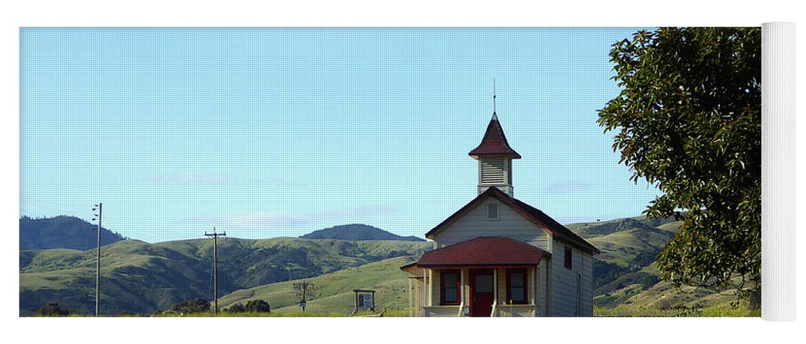 California Yoga Mat featuring the photograph Old School House by Gordon Beck